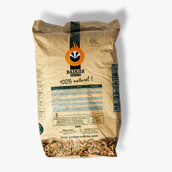 BADGER Pellets – Pallet van 65 zakken x 15 kg (975 kg) - Afbeelding 3