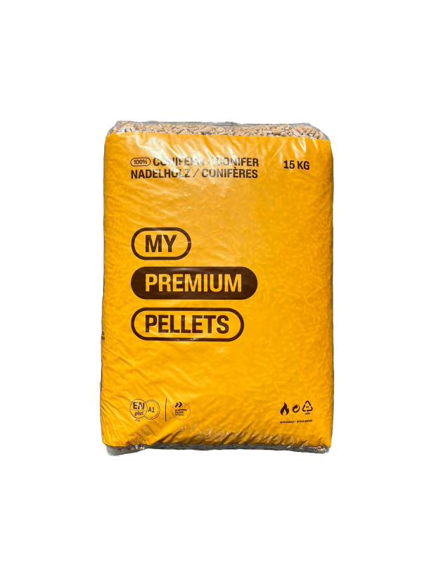 My Pellets - Enplus A1 - 70 Zakken van 15 kg – 1050 kg - Afbeelding 2