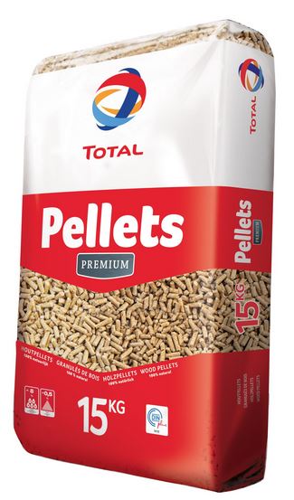 TOTAL Pellets PREMIUM Rode– Pallet van 66 zakken van 15 kg - Afbeelding 2