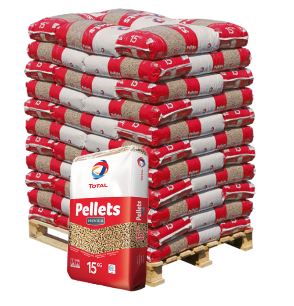 TOTAL Pellets PREMIUM Rode– Pallet van 66 zakken van 15 kg - Afbeelding 3