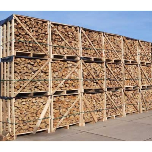 Halve pallet droog eiken brandhout - 1m³ - Afbeelding 3